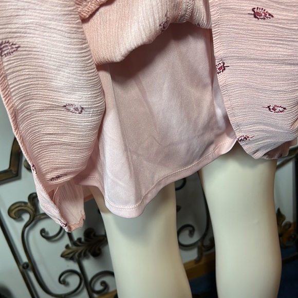 3/$15 Mossimo One Shoulder Ruffle Pink Mauve Rayon Dress - Picture 5 of 7